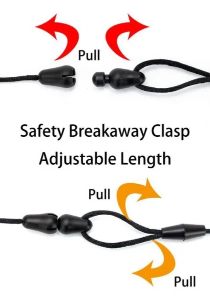 Safety clasp for chewy cord replacement