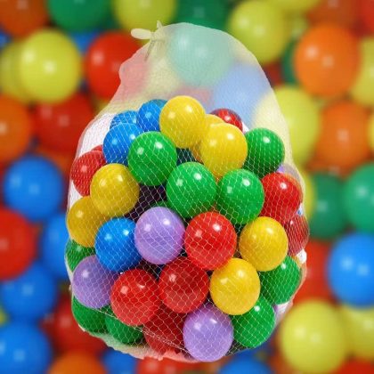 Crush-resistant balls that you can drop into your ball pit (or even a big cardboard box) and kids can jump in for buoyant support and play.