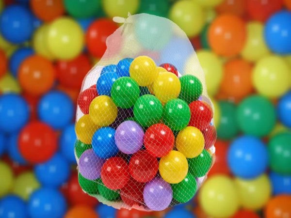 Crush-resistant balls that you can drop into your ball pit (or even a big cardboard box) and kids can jump in for buoyant support and play.