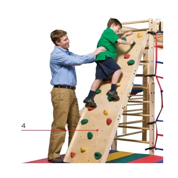 Cut out Climbing Wall