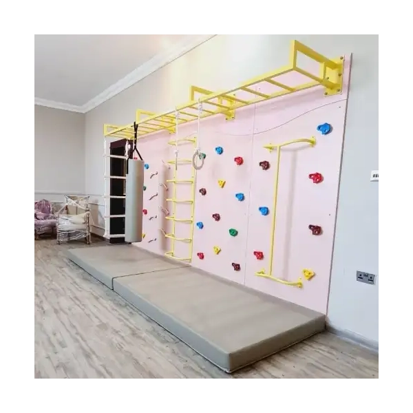 Indoor sensory climbing set