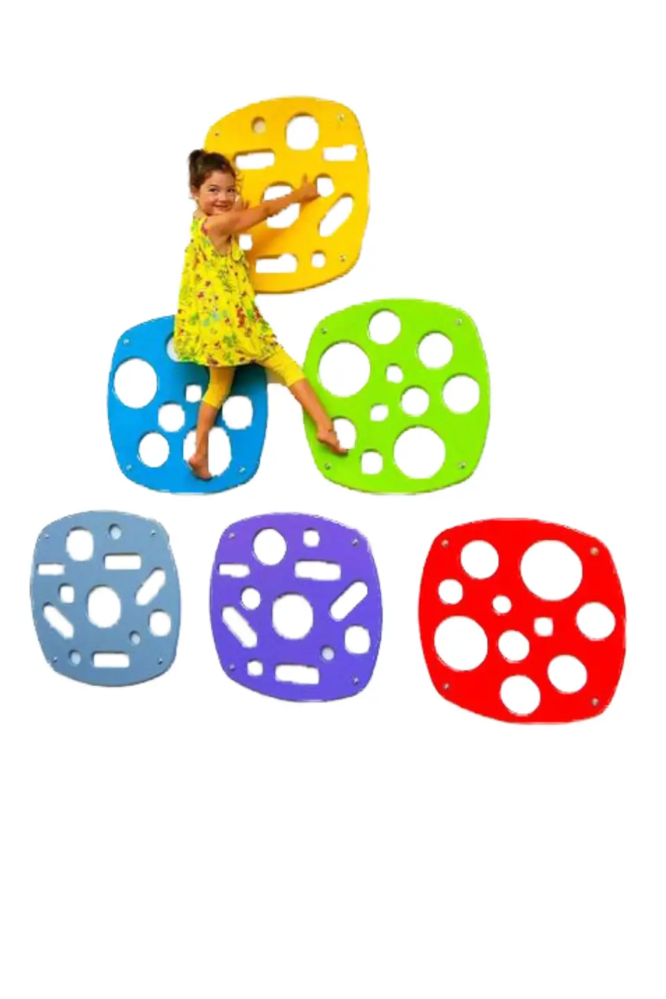 Set of 6 Climbing Wall panels